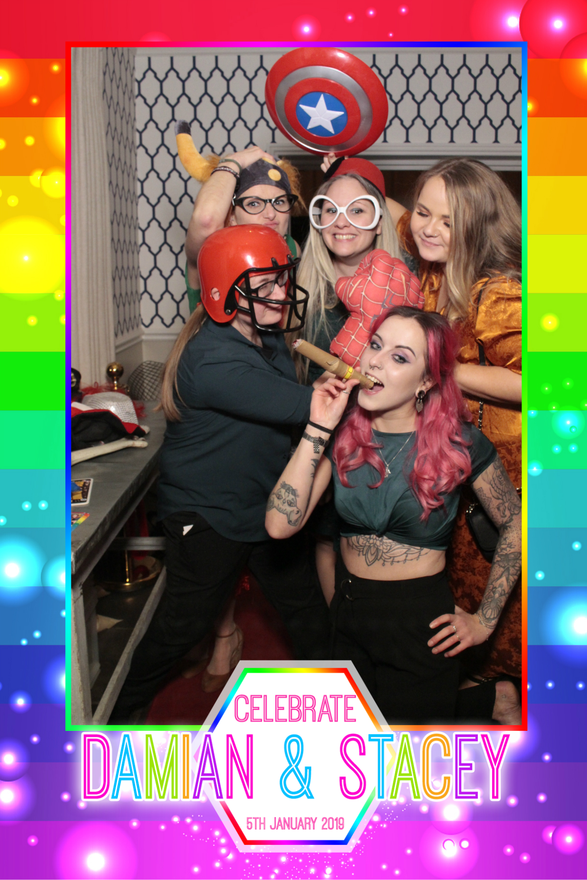 Damian and Stacey's Wedding | View more photos from the event at gallery.myphotoboothexperience.co.uk/u/MyPhotoBoothExperienceLtd/Damian-and-Staceys-Wedding